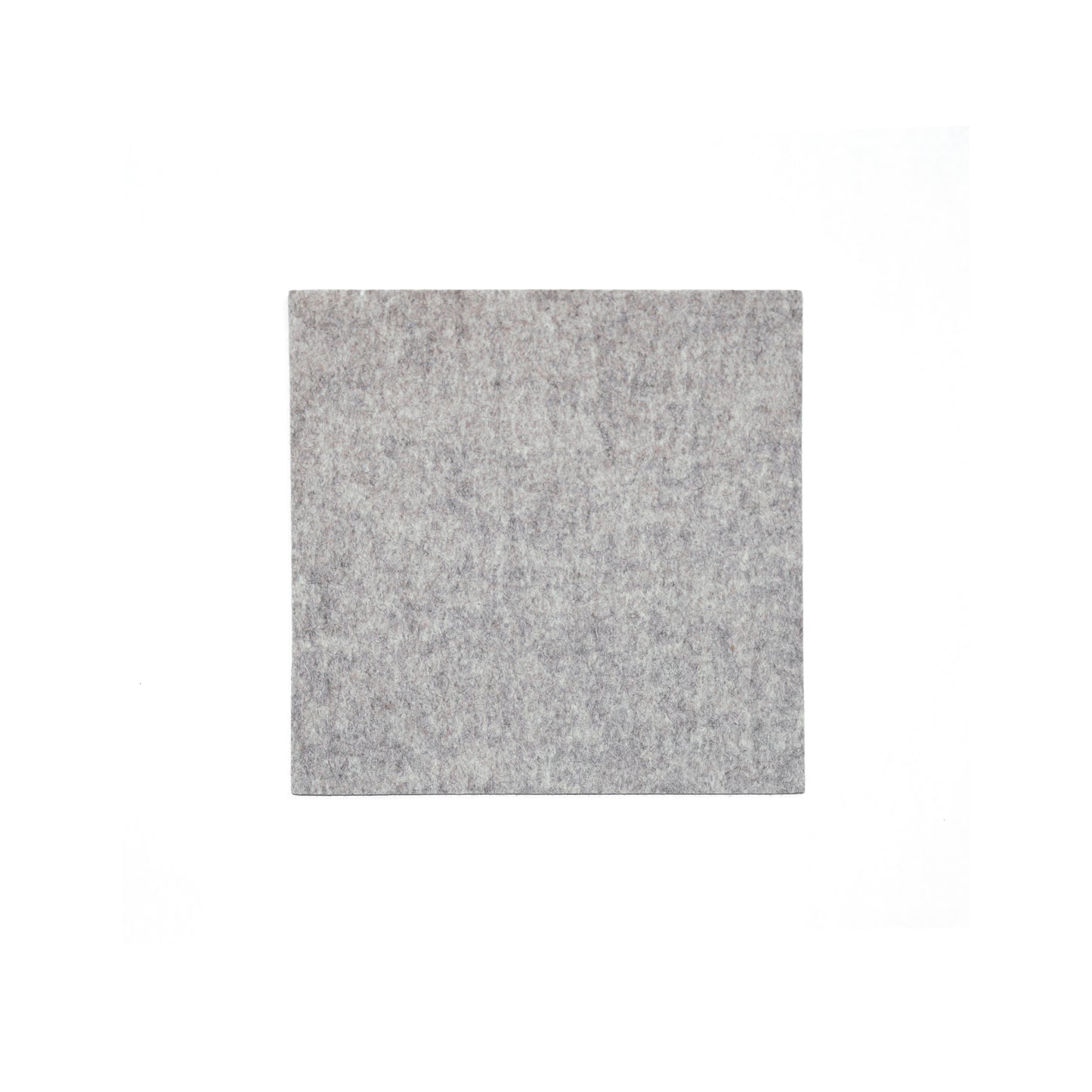 Straight Edge Square Placemat in 011 Light Grey Melange, 22cm