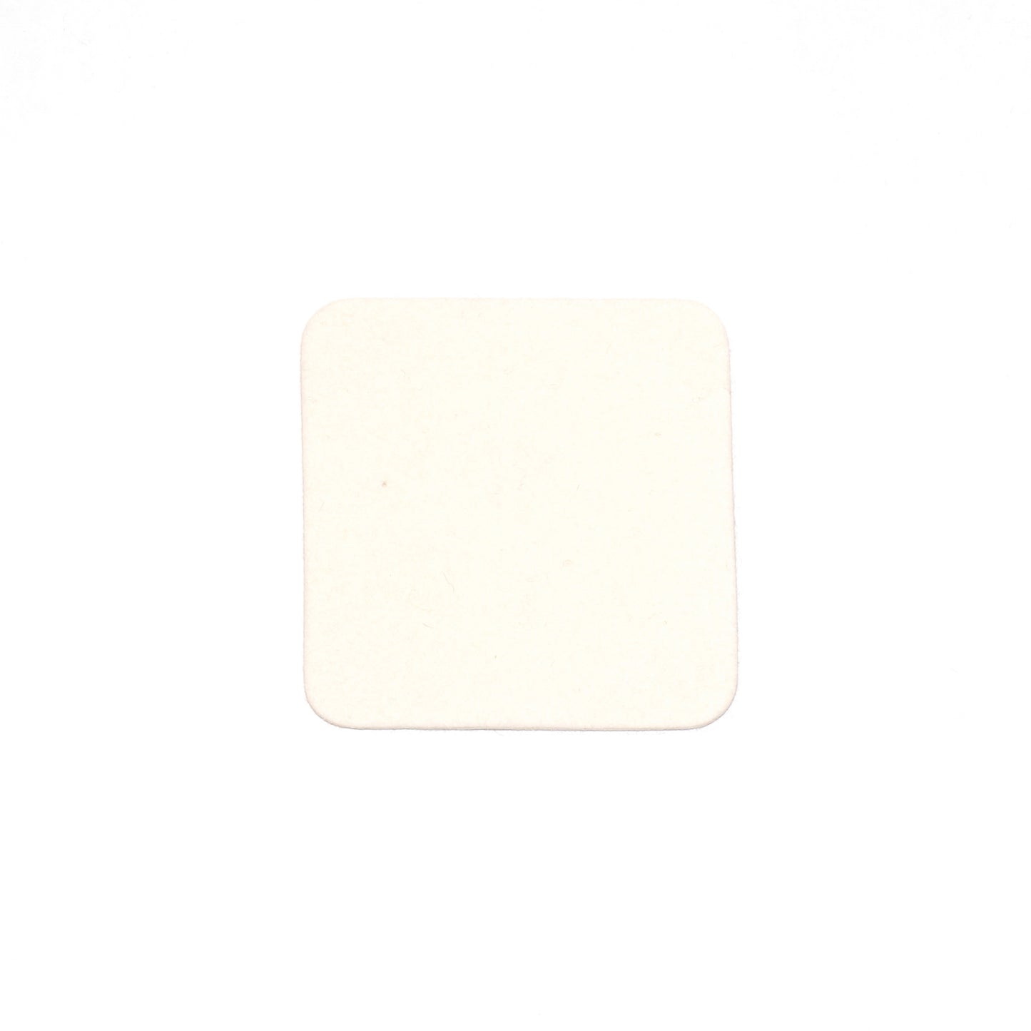 Larger Square Coaster in 001 White, 14cm