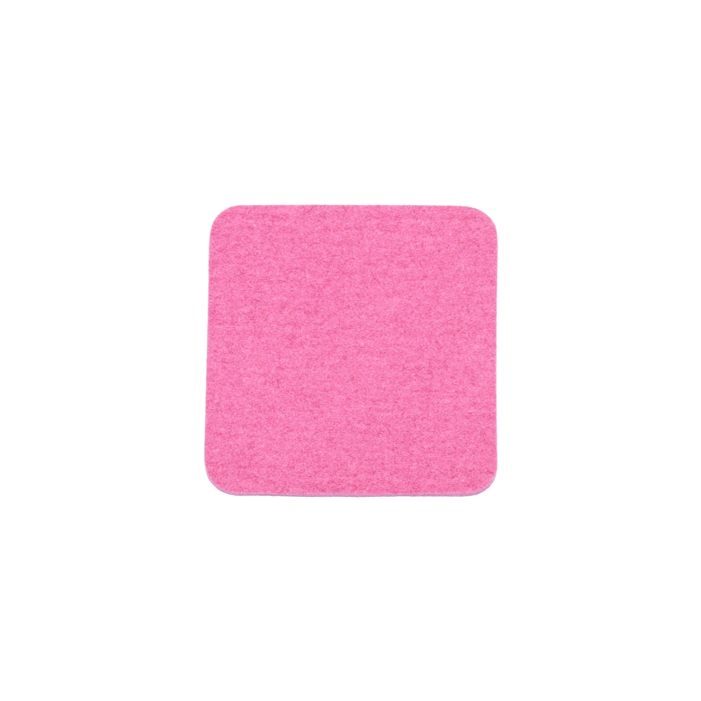 Larger Square Coaster in 016 Rosa, 14cm