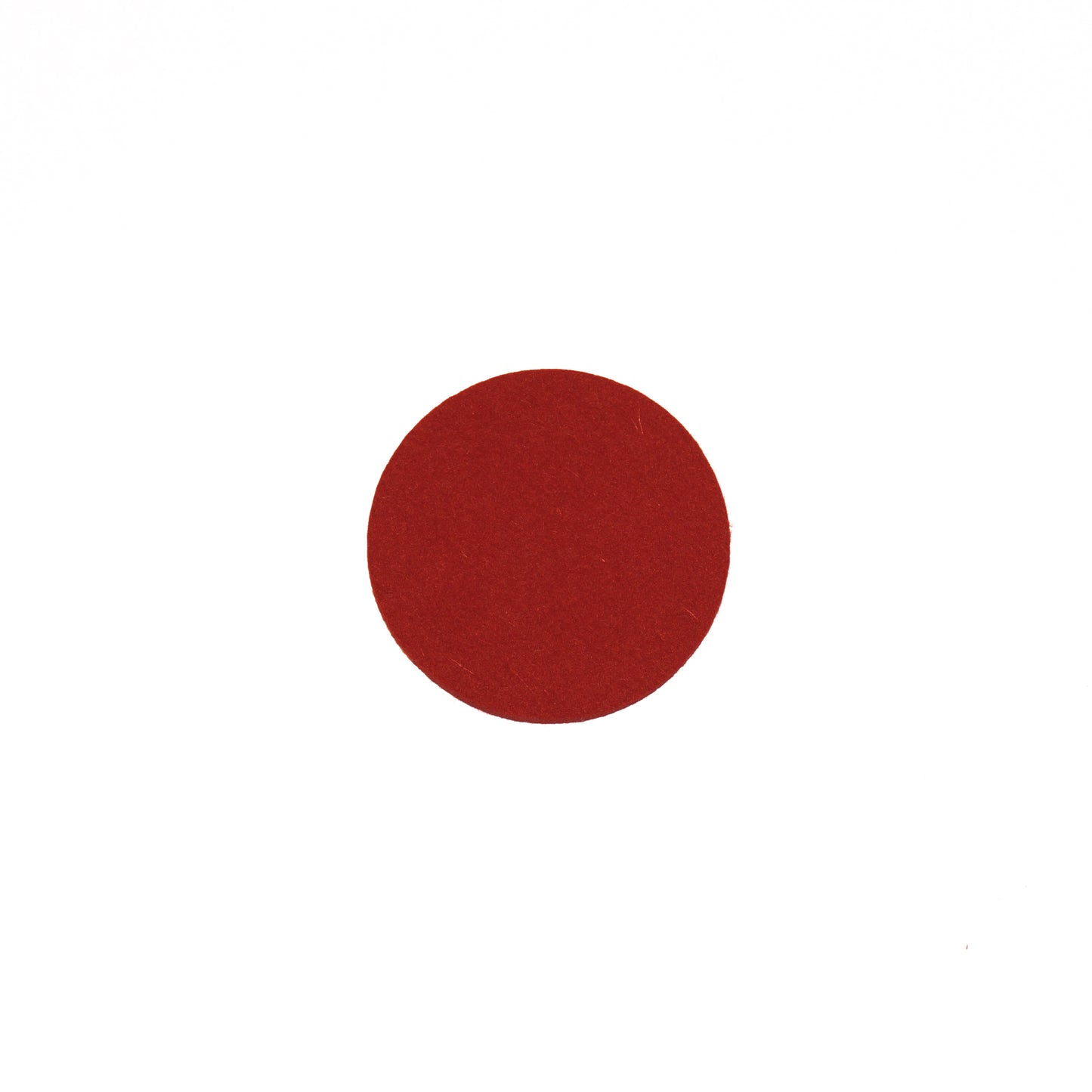 Round Coaster in 009 Rot Red, 10cm