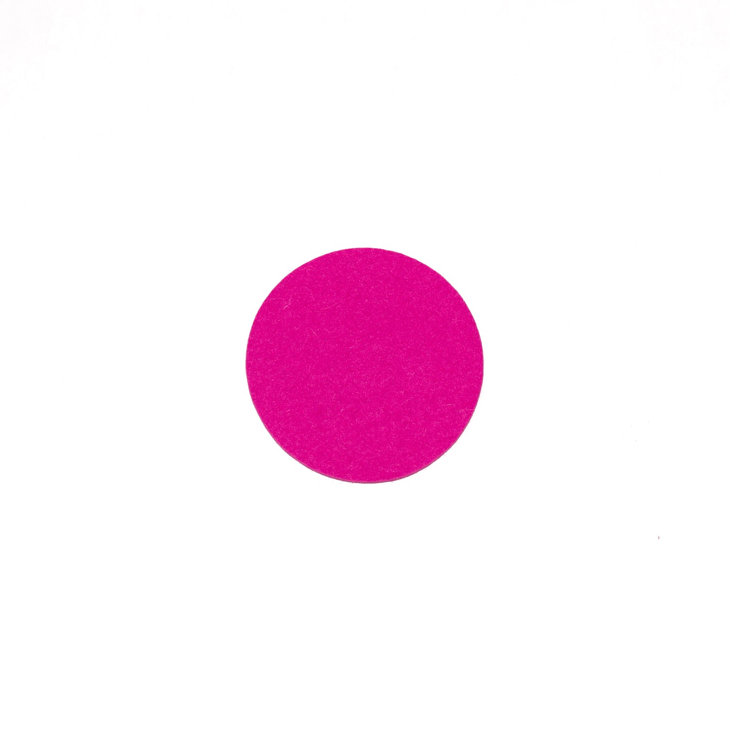 Round Coaster in 017 Pink, 10cm