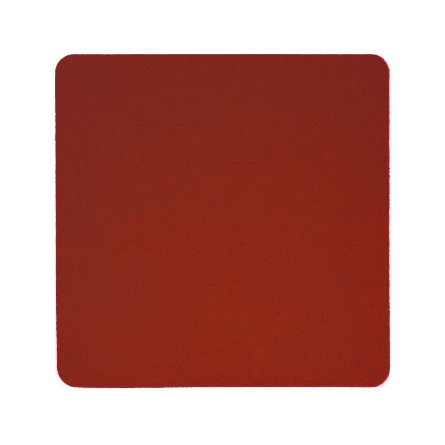 Round Edge Square Placemat in 009 Rot Red