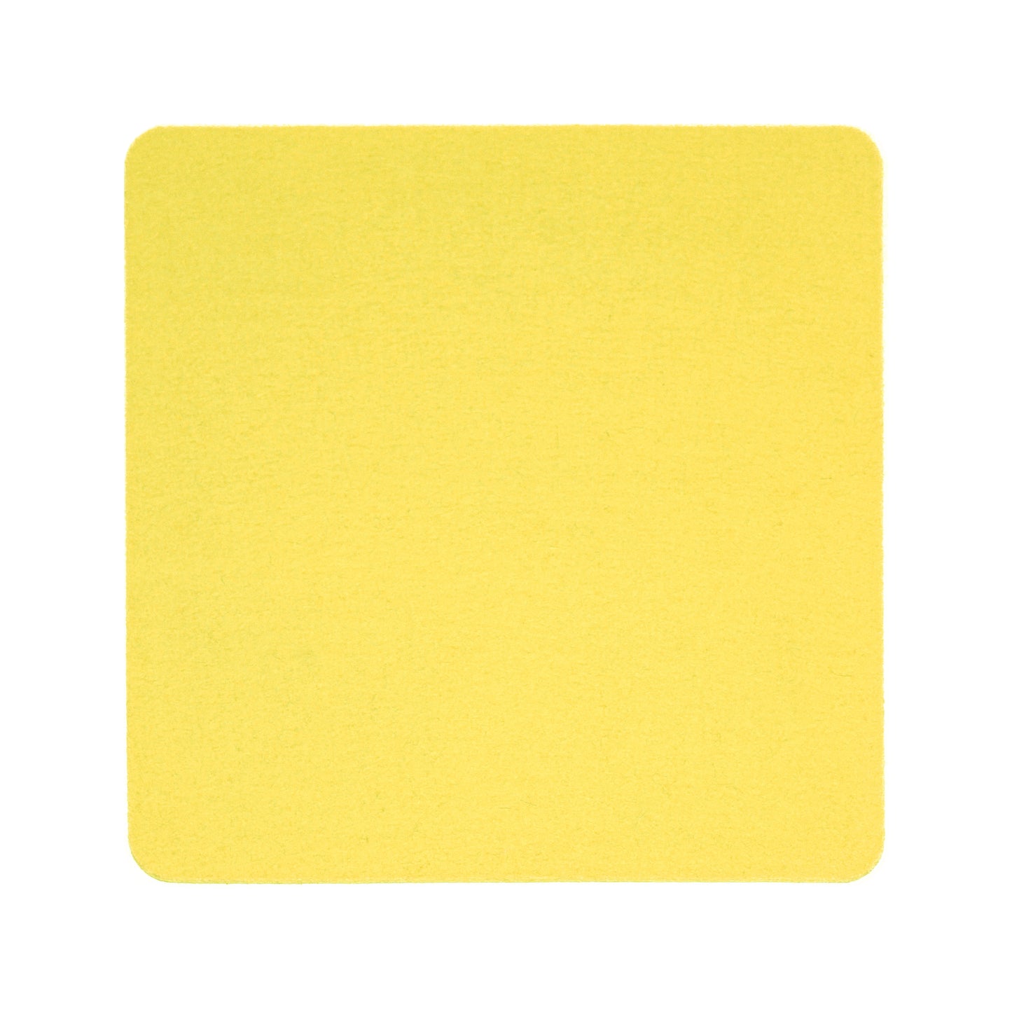 Round Edge Square Placemat in 027 Lemon Yellow