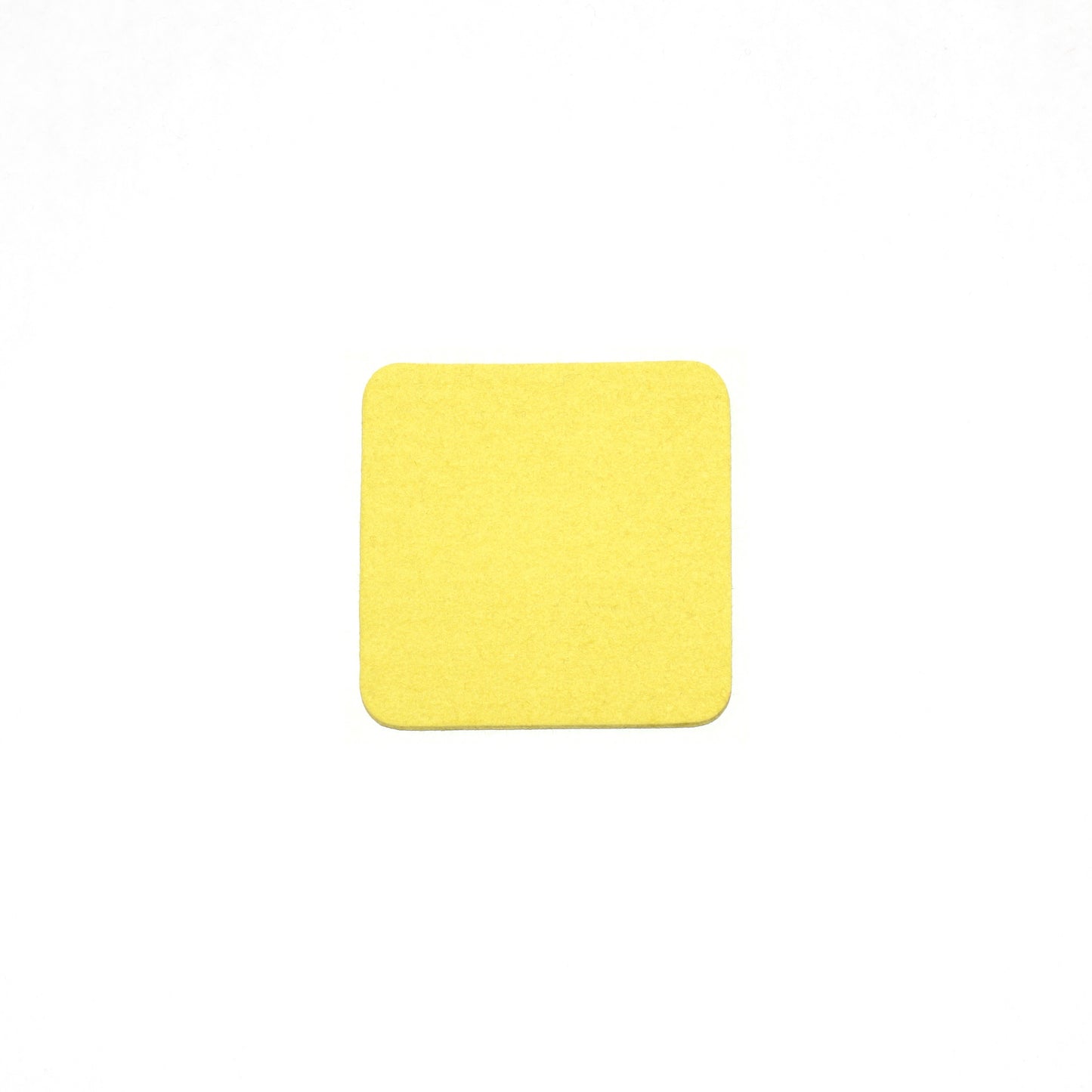 Square Coaster in 027 Lemon Yellow, 11cm