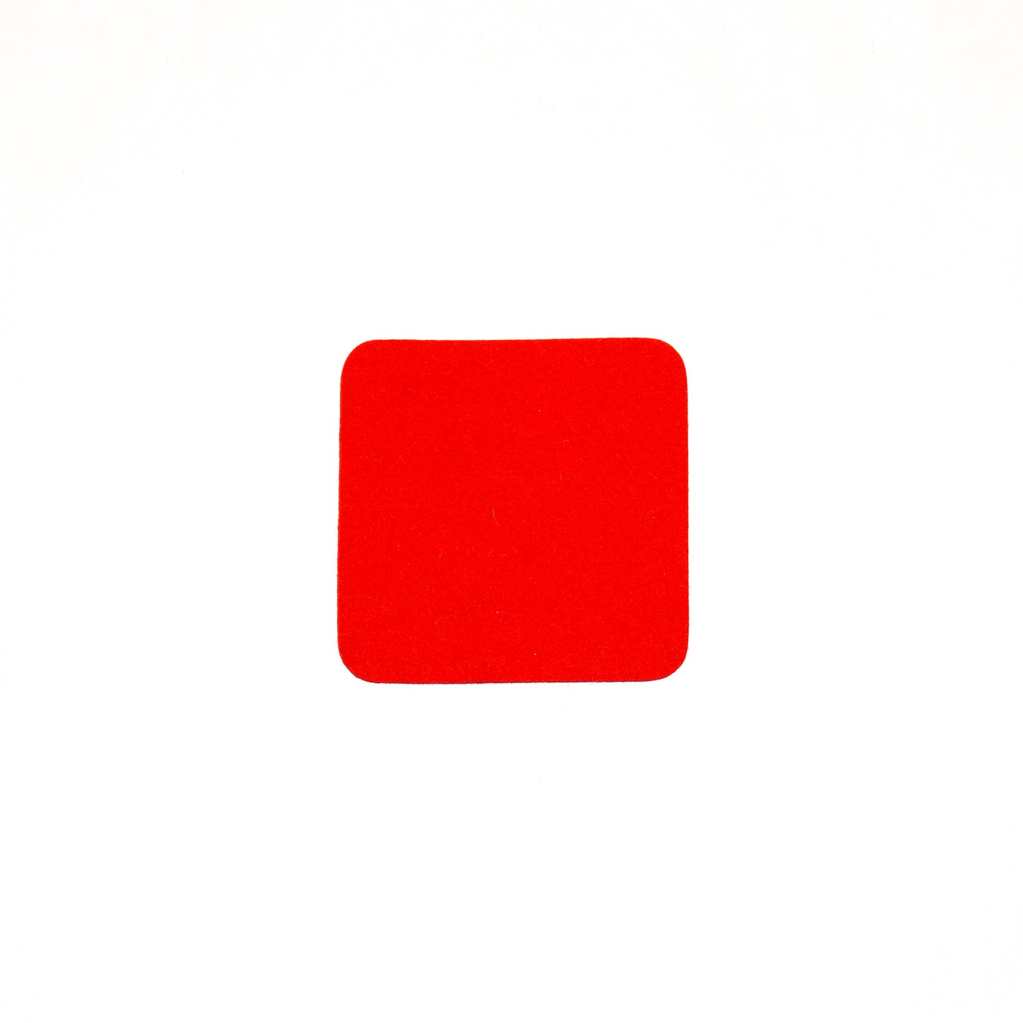 Square Coaster in 030 Purpur Red, 11cm