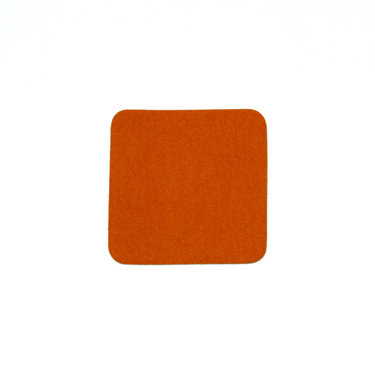 Larger Square Coaster in 025 Kenya Red, 14cm