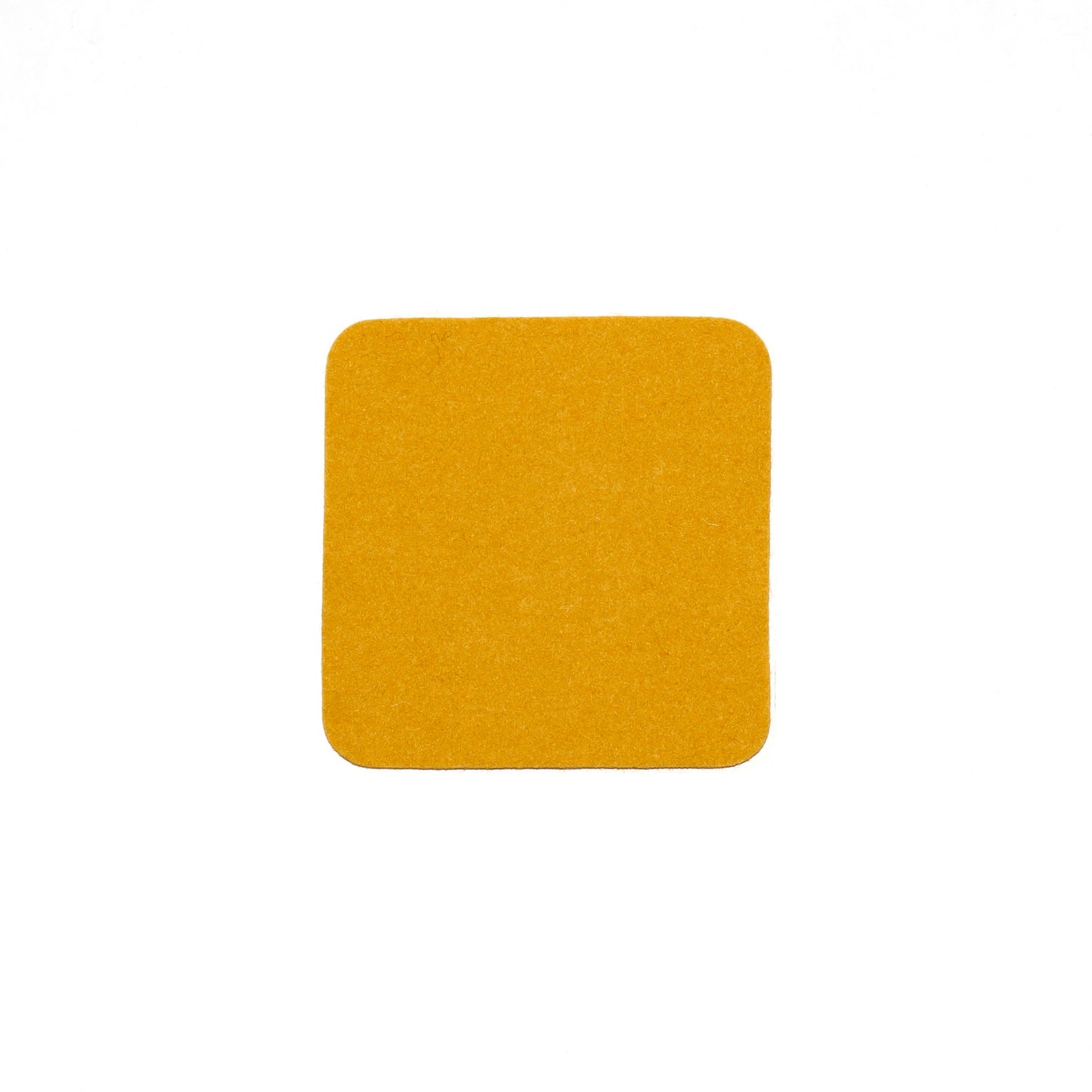 Larger Square Coaster in 037 Saffron, 14cm