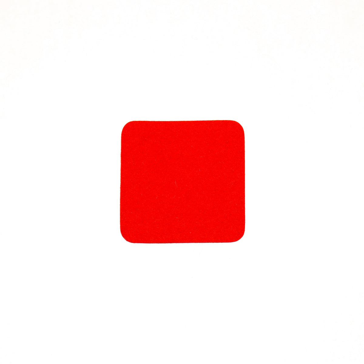 Square Coaster in 030 Purpur Red, 11cm – parkhaus felt